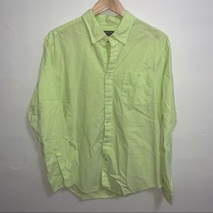 John Bartlett Consensus Green Button Down Shirt